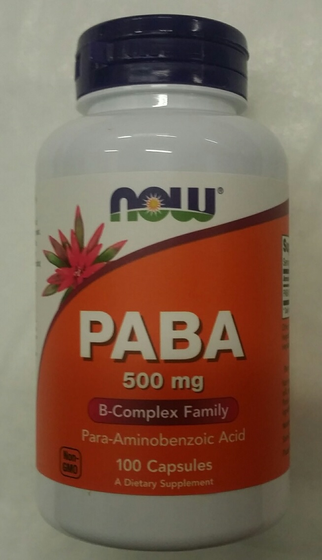 Now Foods Paba 500 mg 100 Caps | eBay