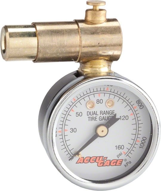 Bicycle Presta Valve Tubes Pressure Gauge w/ Pressure Relief Meiser 160psi eBay