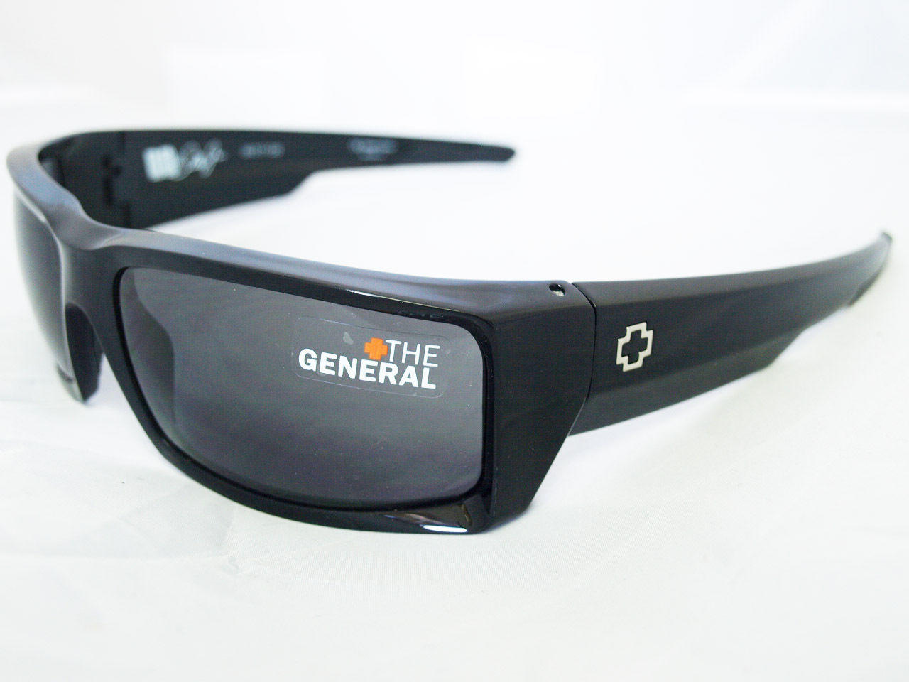 SPY Sunglasses General Black Frame Grey Lens Spy Optics Sunglass