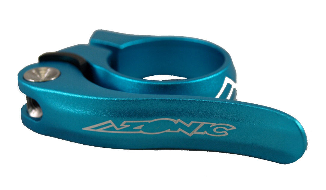 Azonic AZ Quick Release Seat Post Clamp 31.8mm Seatpost Collar Anodized