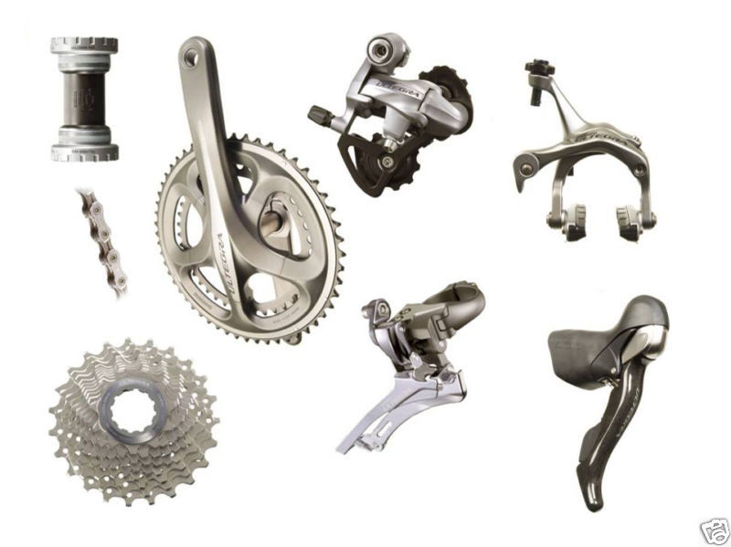 Shimano Ultegra 6700 Drivetrain Kit Derailleur Shifters eBay