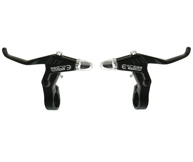 Tektro MT2.1 Mountain Bike Brake Lever Set Black Levers Disc Linear