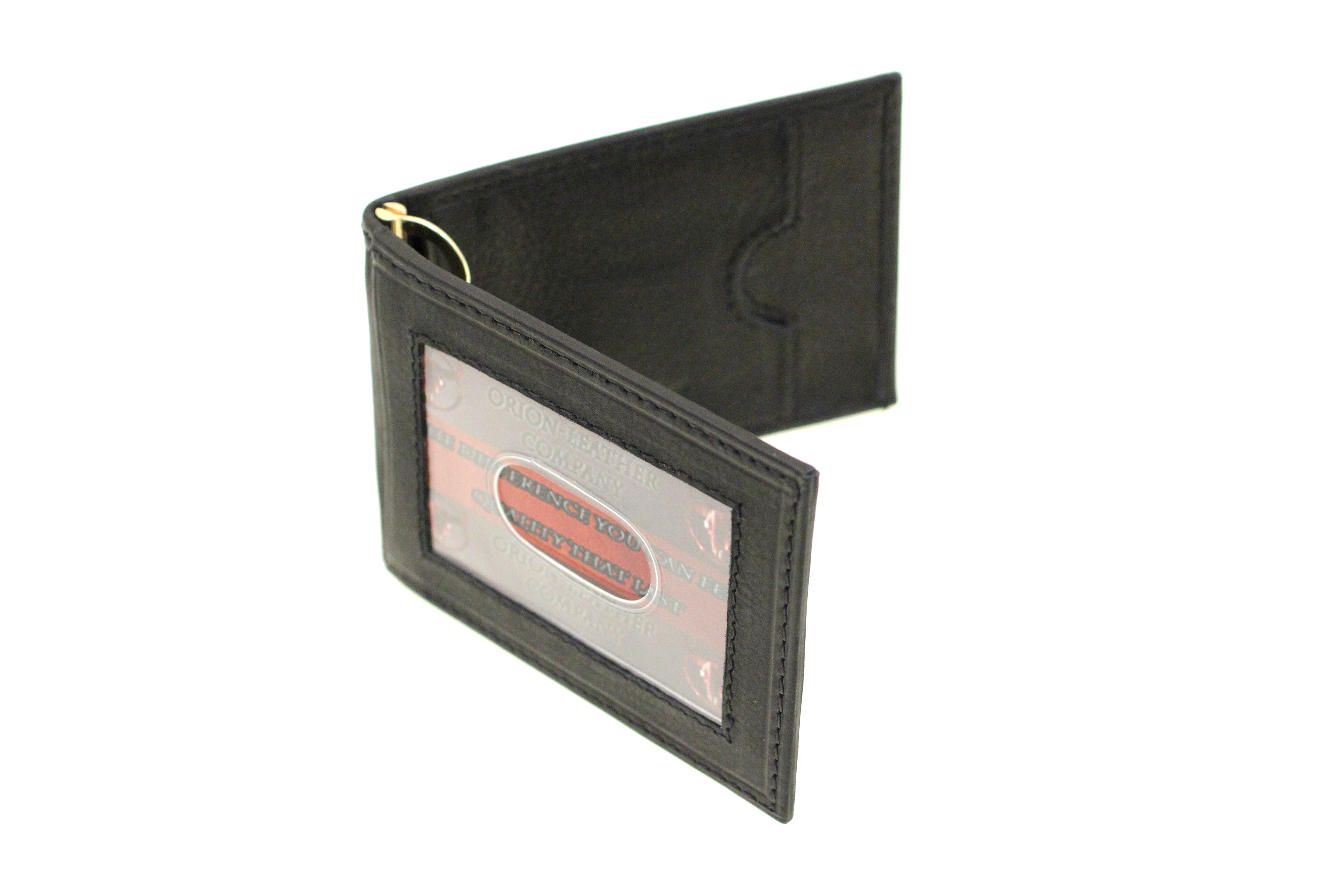 Men Money Clip Wallet Slim Compact Front Pocket ID Outside Cowhide Leather New | eBay