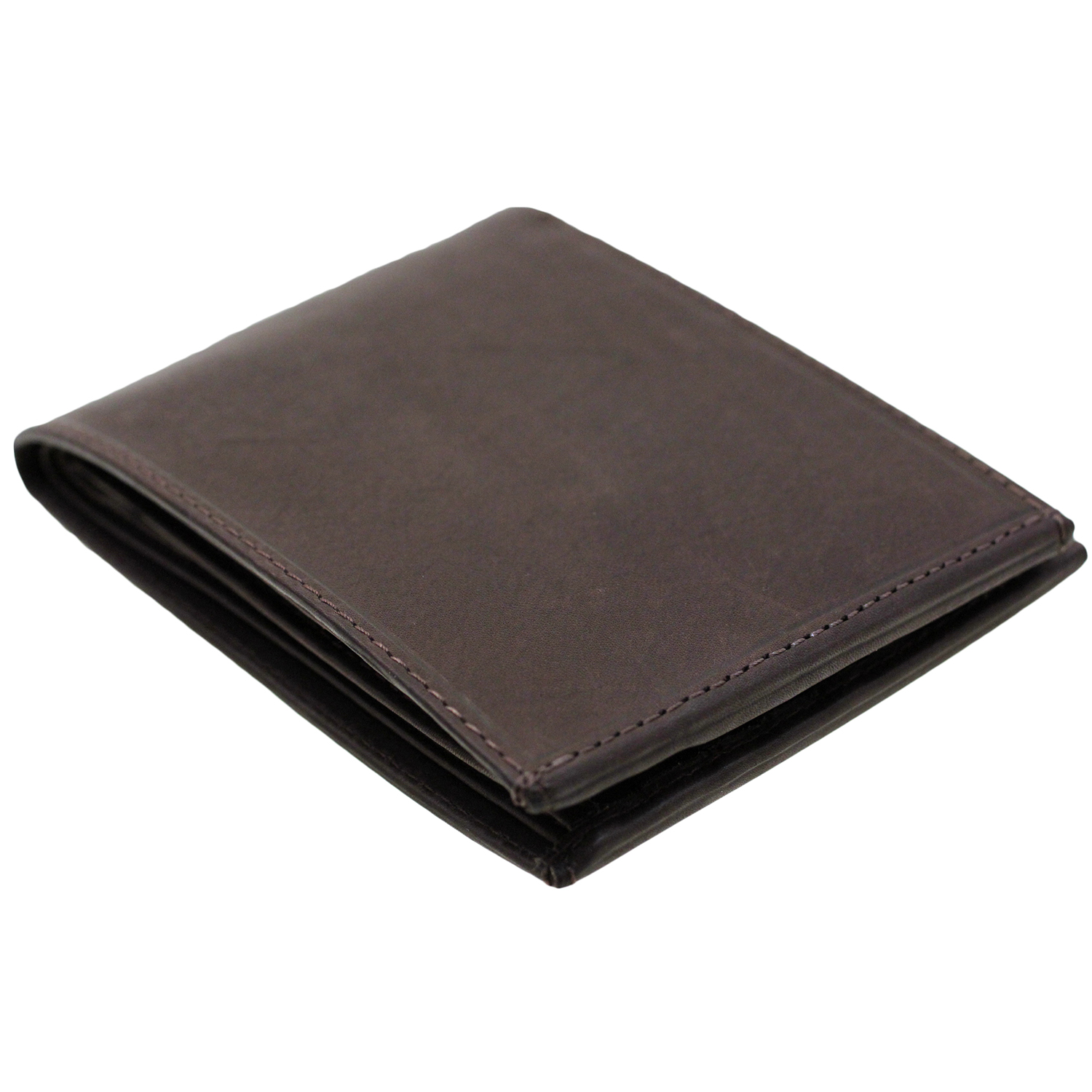 Mens Bifold Wallet Genuine Leather Flap Out 14 Card Slots 2 Bill Sections 1 ID