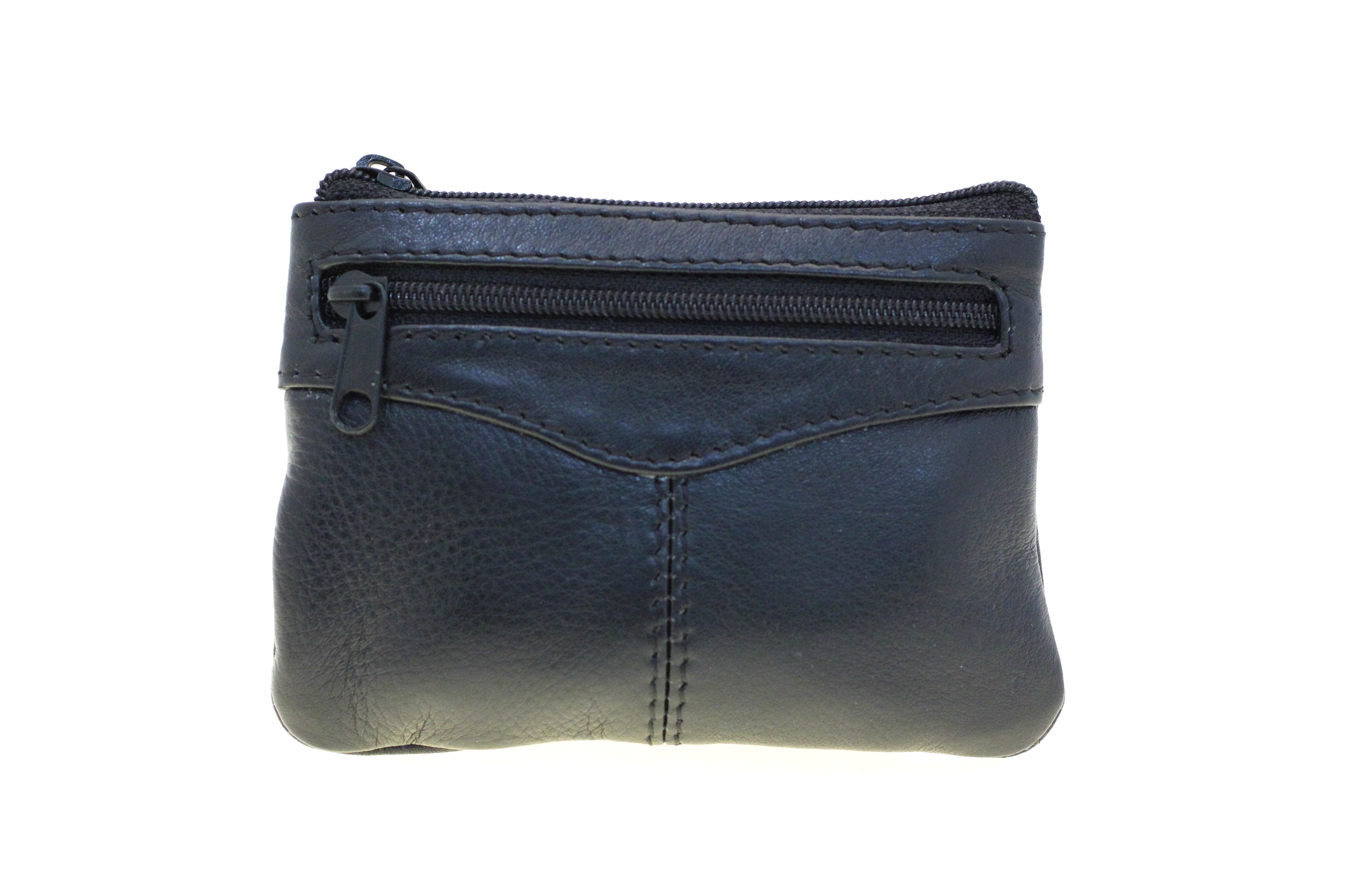 Womens Coin Purse Change Pouch Zipper Closed Small Compact Genuine