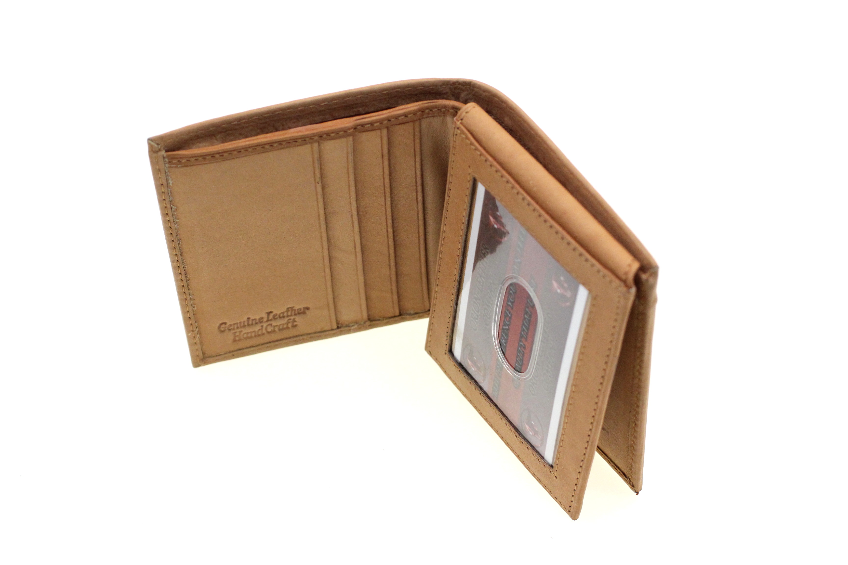 Men Bifold Wallet Genuine Leather Flap Up Zipper Money Compartment 9 Cards Slots eBay