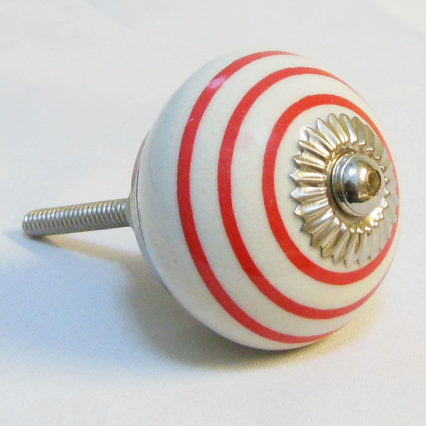 Porcelain Ceramic Spotted Polka Dot Striped Cupboard Door Kitchen