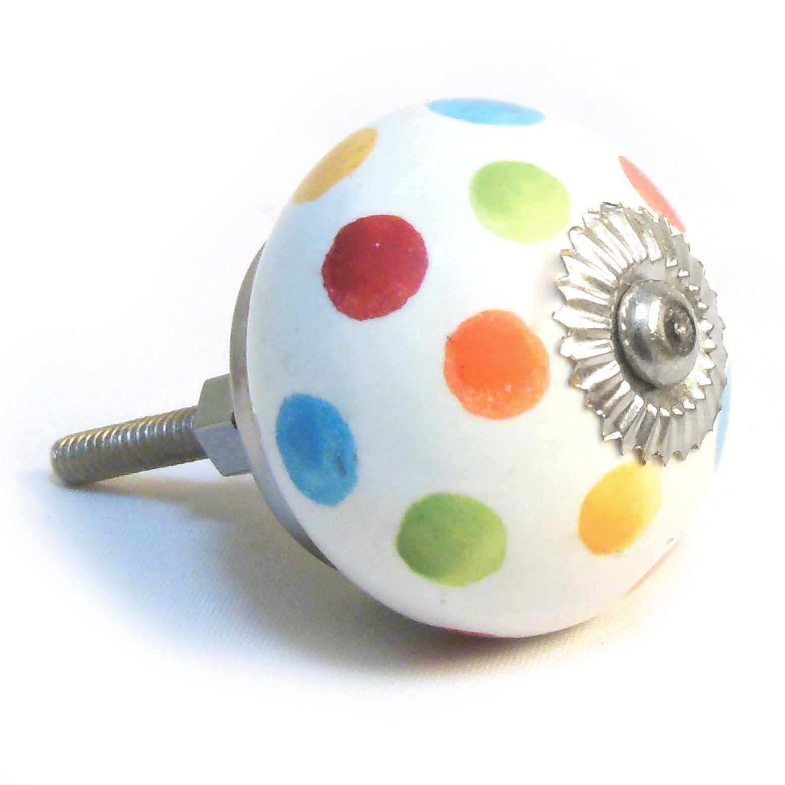 Porcelain Ceramic Spotted Polka Dot Striped Cupboard Door Kitchen