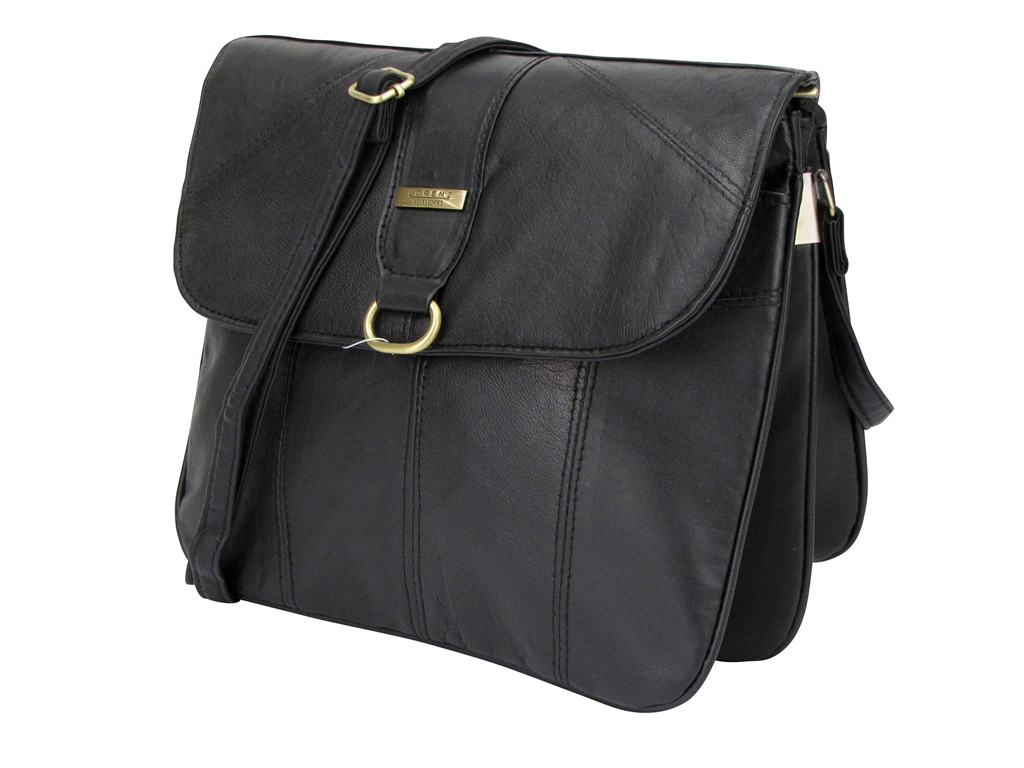 Ladies/ Womens Lorenz Cross Body Shoulder Bag Soft Leather