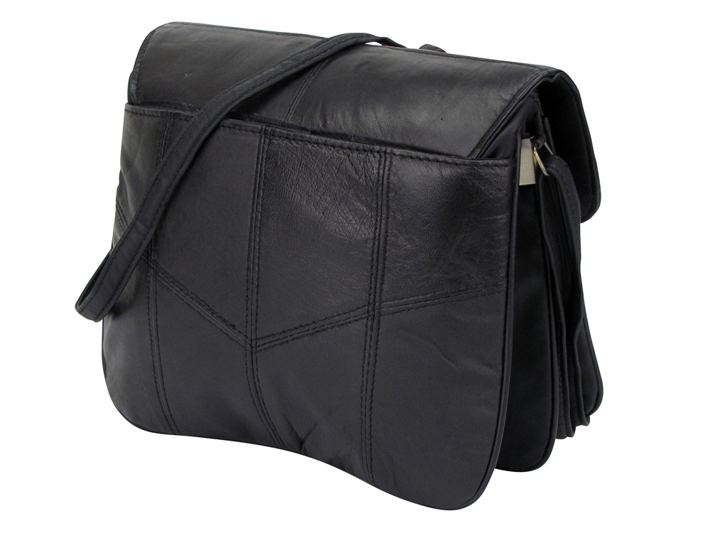 Ladies/ Womens Lorenz Cross Body Shoulder Bag Soft Leather