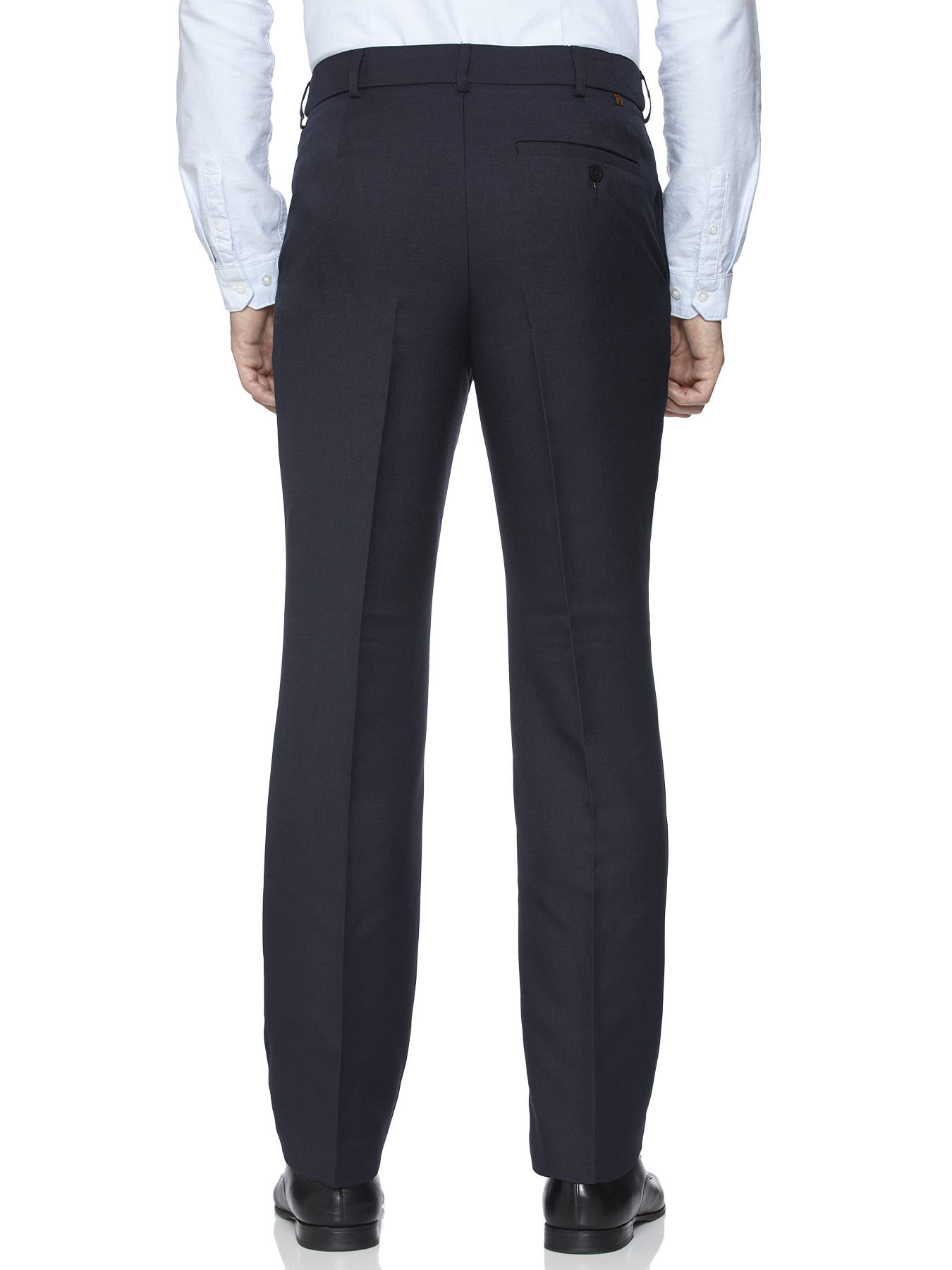 Mens Farah Classic Trousers Flexi Waist Gabardine Flat Front eBay