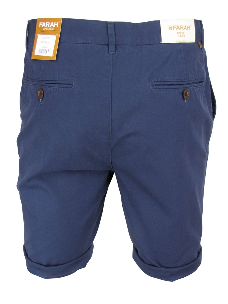 Mens Farah Vintage 'The Chester' Cotton Twill Chino Shorts eBay