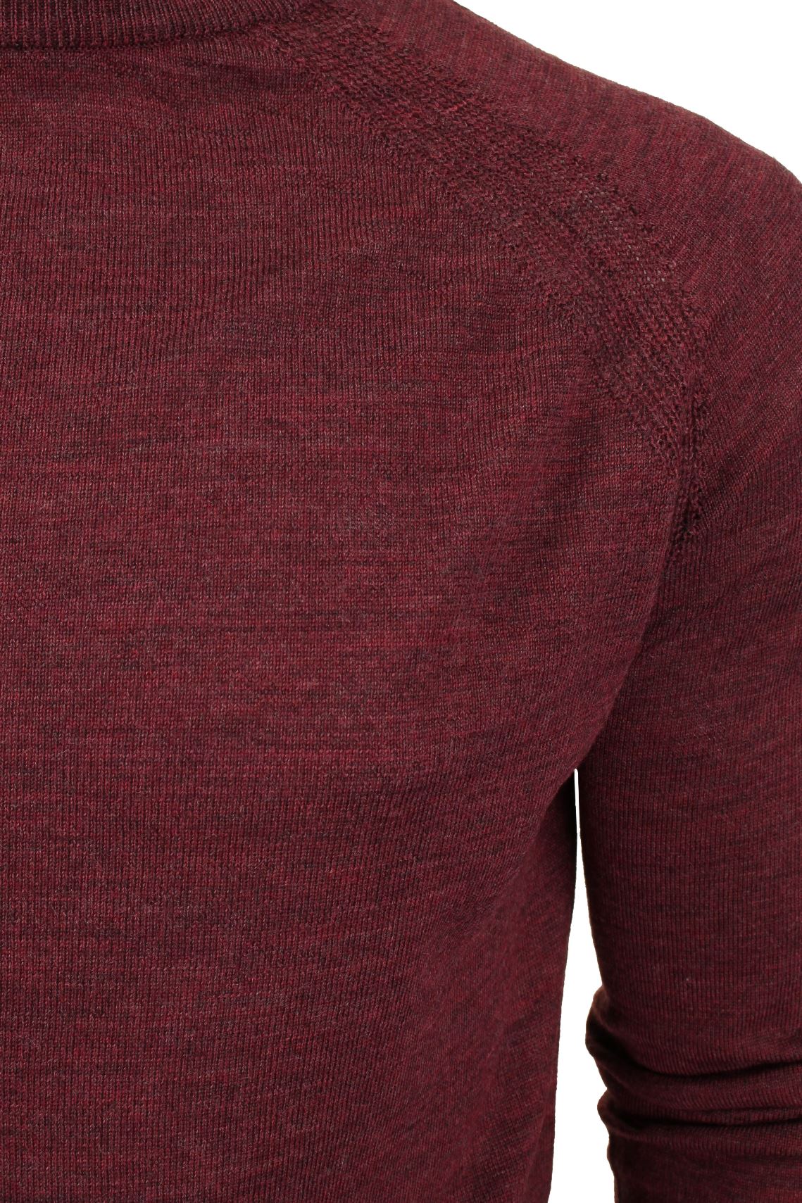Mens Lightweight 100/% Wool Jumper by Threadbare /'Troy/' Crew Neck