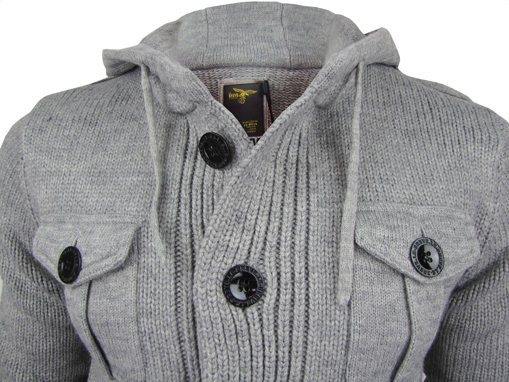 Le Breve Mens 'Jewel' Heavy Weight 4 Pocket Jumper/ Cardigan eBay