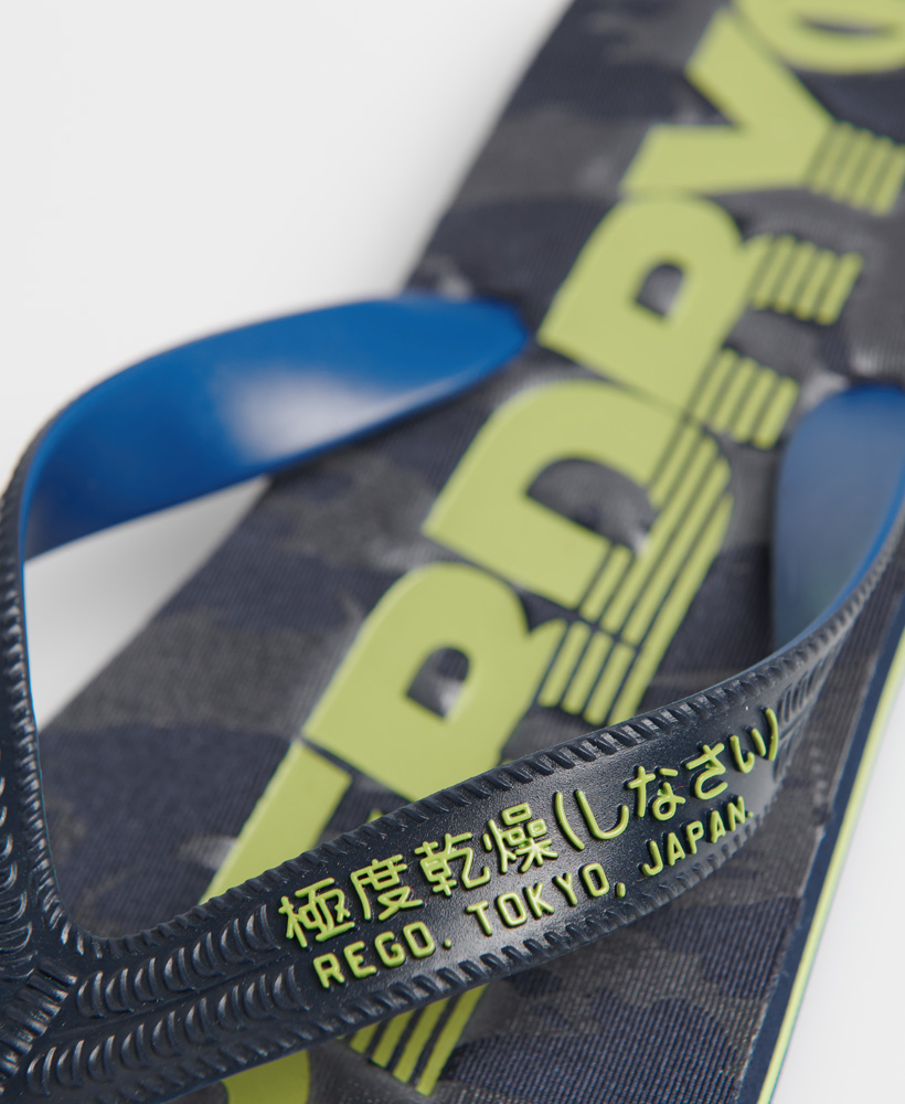 Superdry Mens Sandals//Flip Flops /'Scuba Camo/'