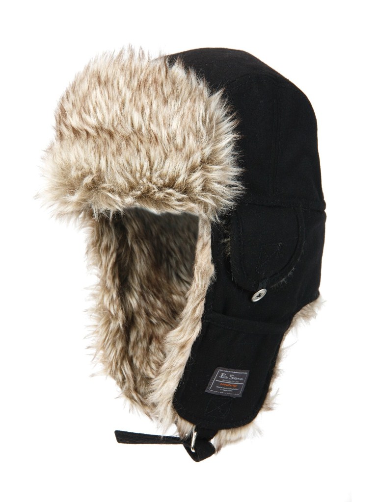 Mens Ben Sherman Wool Rich Winter Trapper Hat eBay
