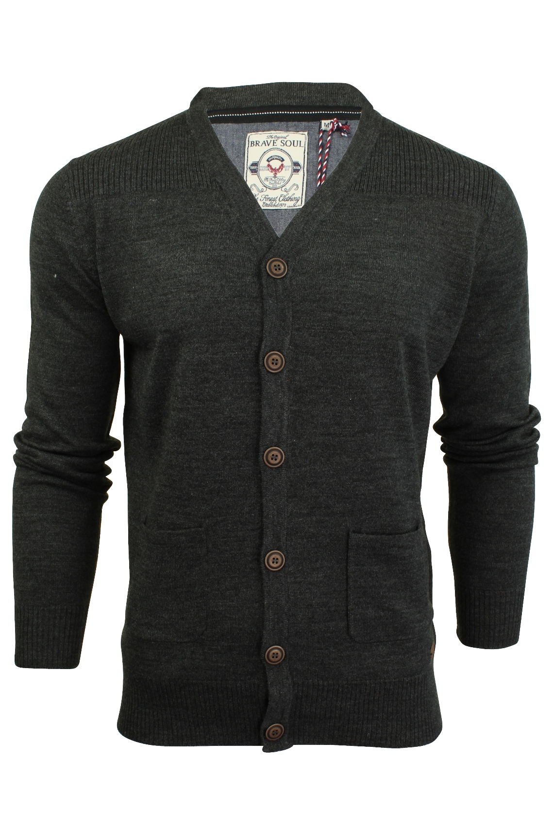 Mens Cardigan Button Through by Brave Soul eBay