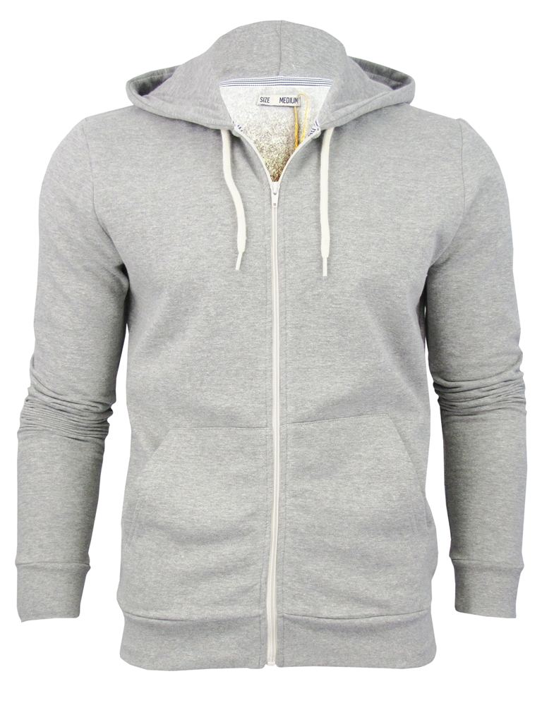 grey zip hoodie men