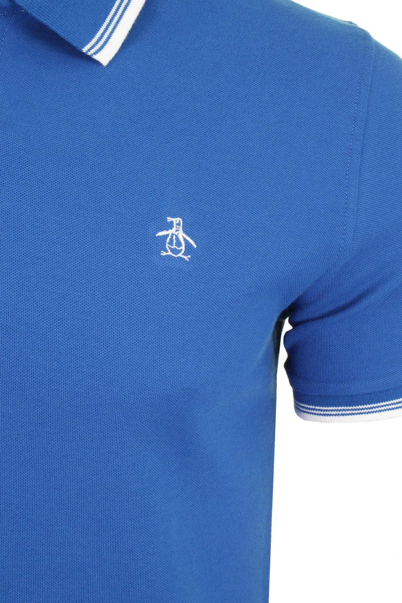 Mens Original Penguin Tipped Pique Polo T-Shirt Short Sleeved