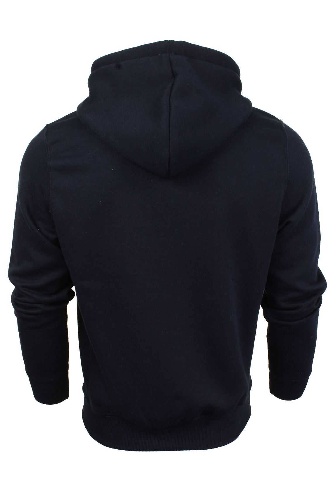Para Hombre con Capucha Sudadera Zip Through de Polar Por Xact de vuelta
