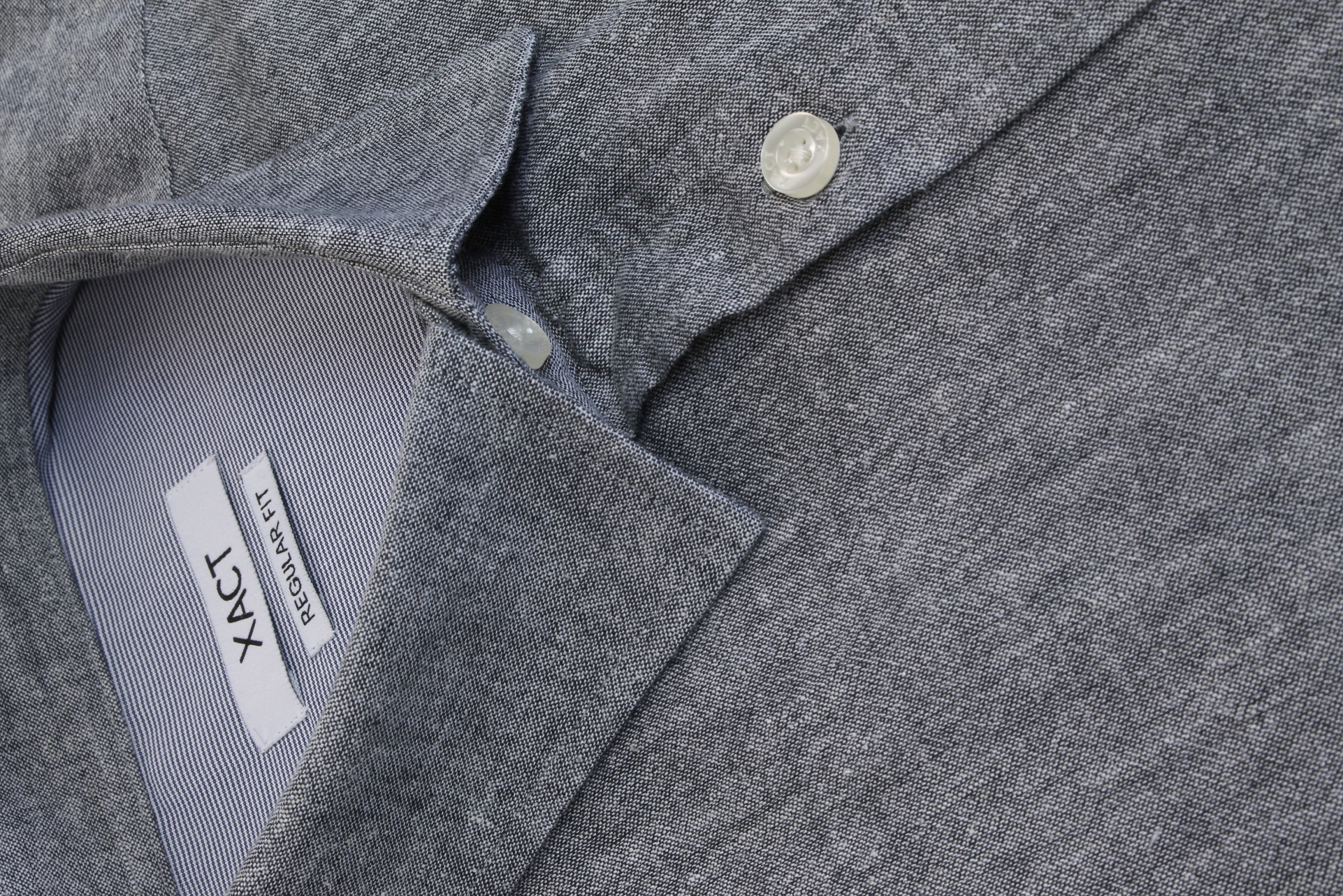 Xact Mens Linen Shirt Long Sleeved