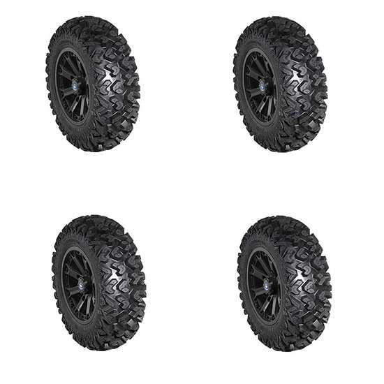 OEM Polaris Ranger 500 800 900 XP Crew Black 14" Wrek Rims Sedona