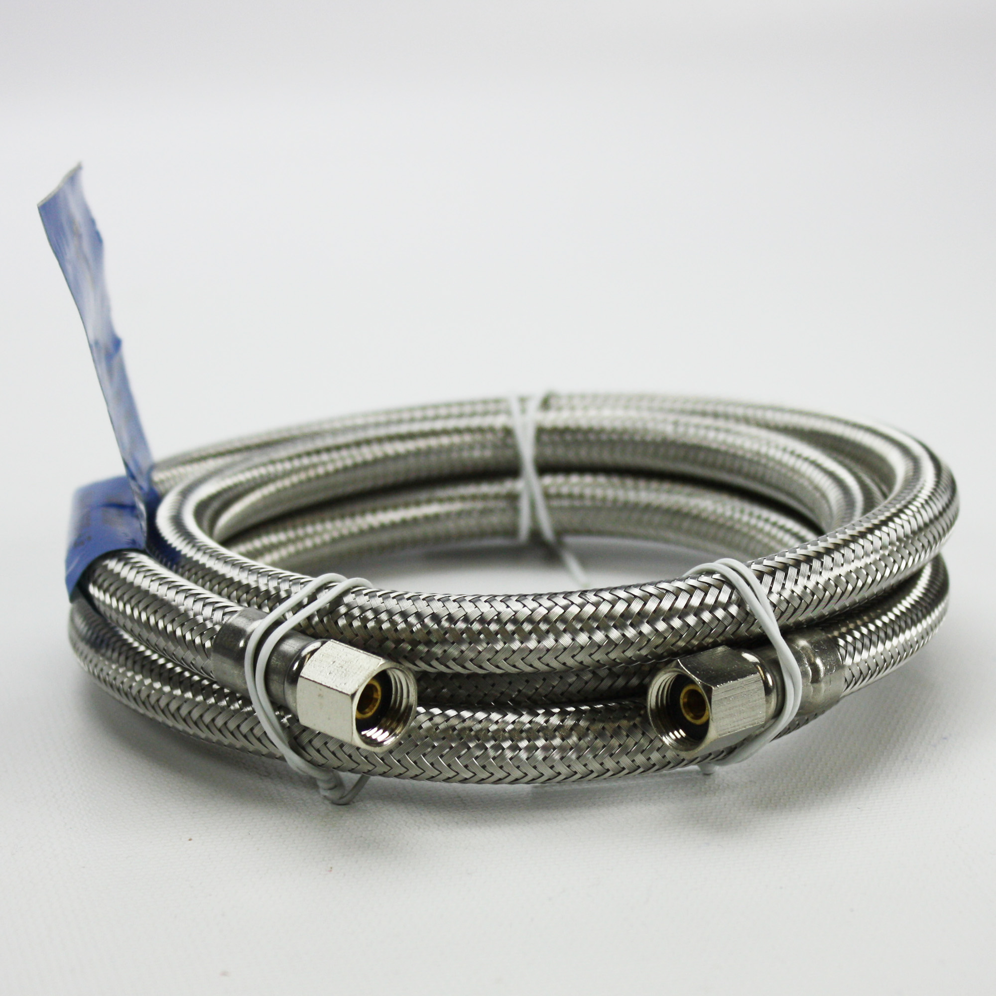 Ice Maker Stainless Steel Braided Water Line 5' Length 1/4