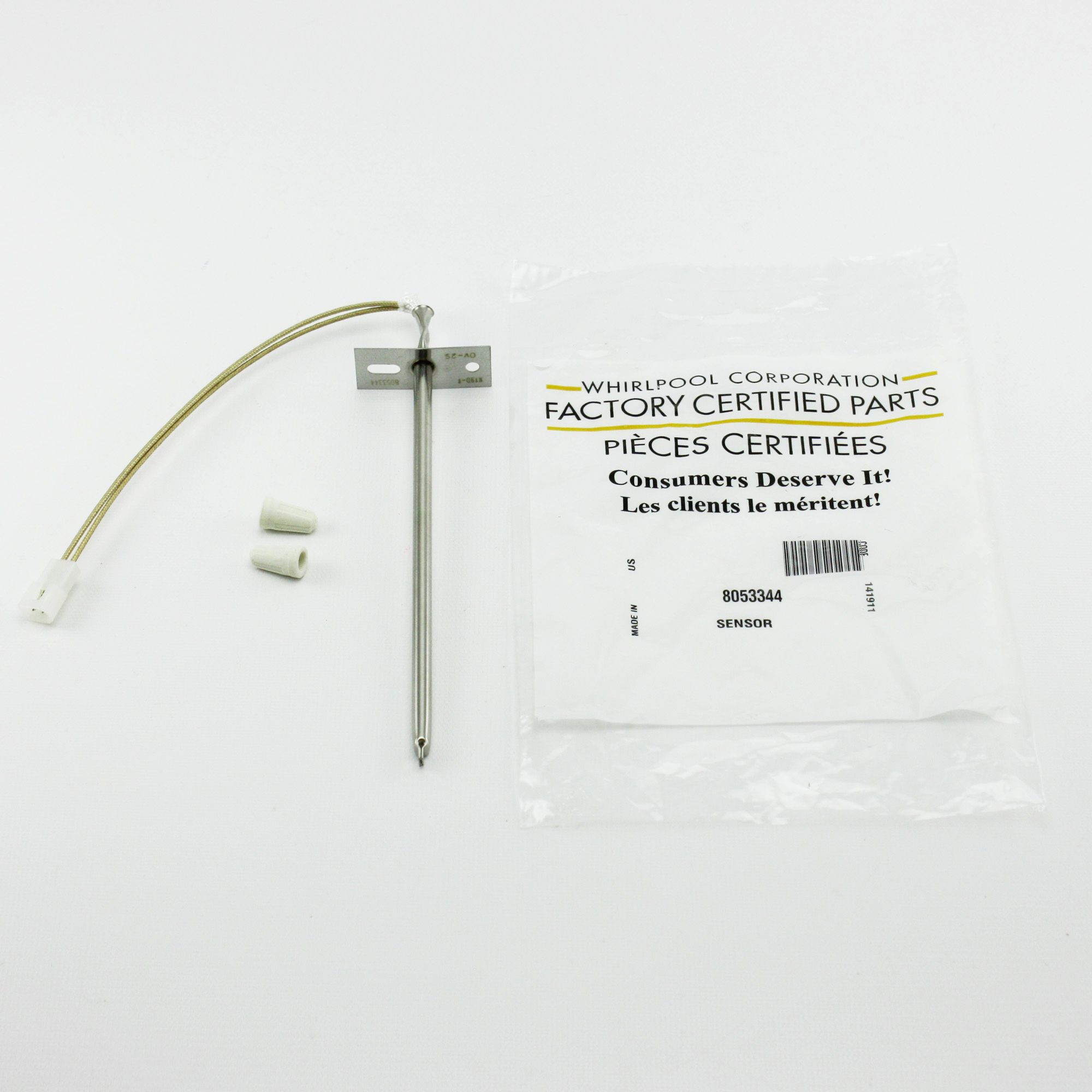 Genuine OEM 8053344 Whirlpool Kenmore Oven Temperature Sensor