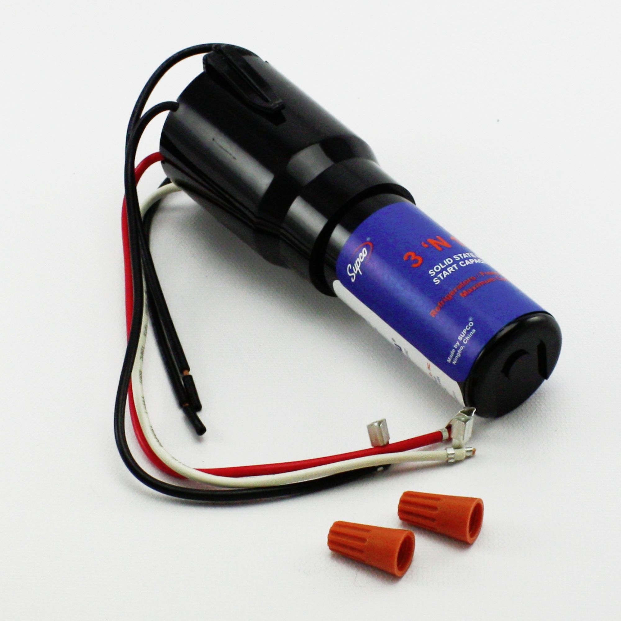Supco 3 in 1 Hard Start Relay Combo Kit for Compressors Relay Capacitor