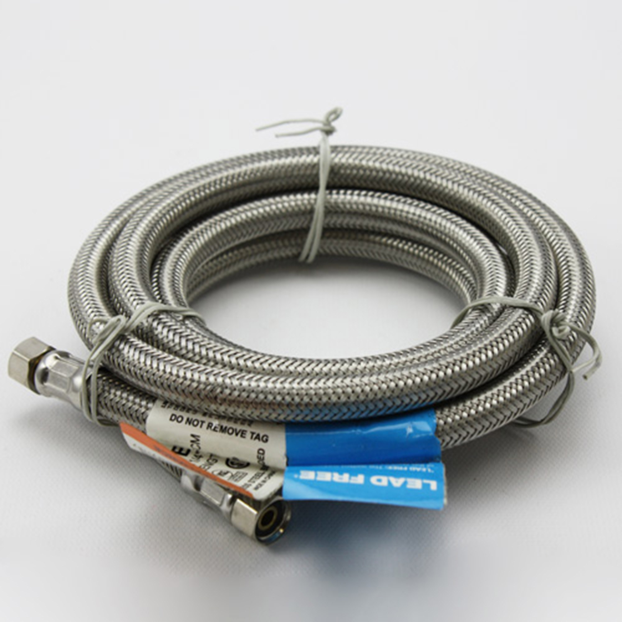 Stainless Steel Ice Maker Water Line 1/4" FCM x 1/4" FCM 7 Feet Long eBay