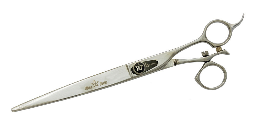 Kenchii Five Star Swivel 8 Inch Straight Grooming Shears / Scissors eBay