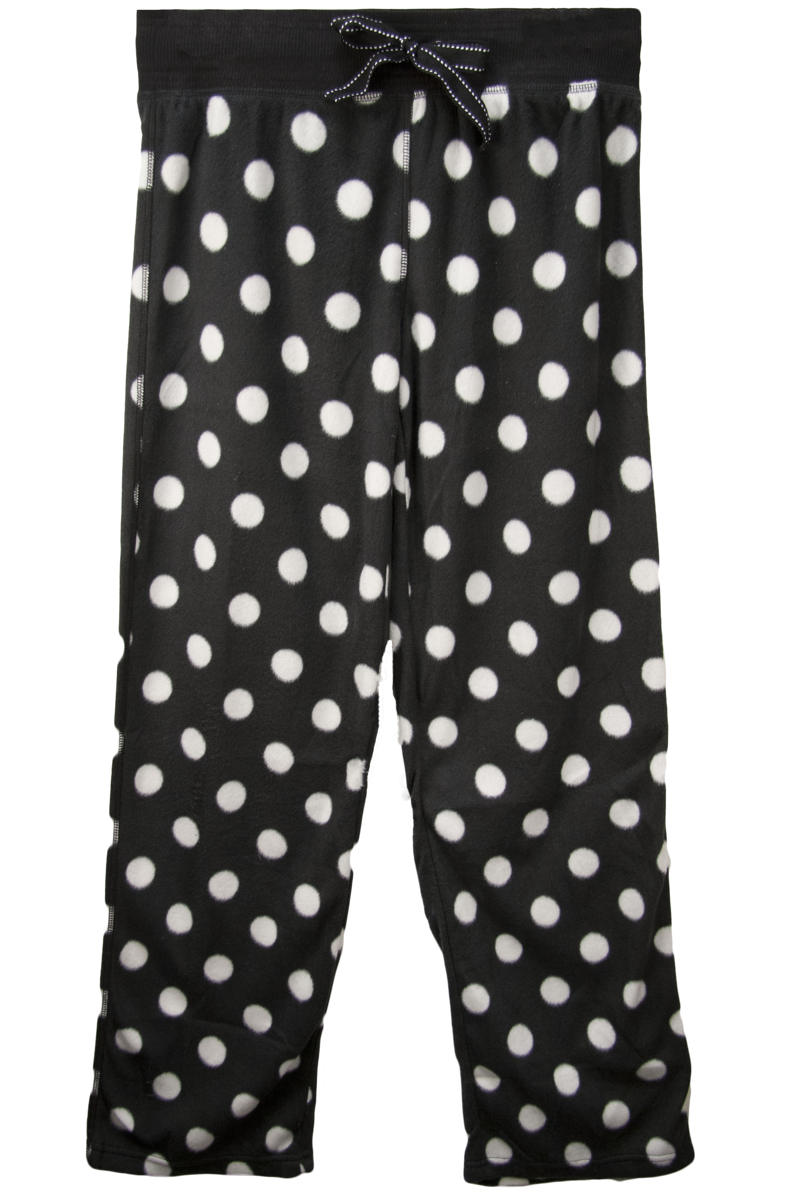 Misses Soft Polka Dot Print Fleece Pajama Pants eBay
