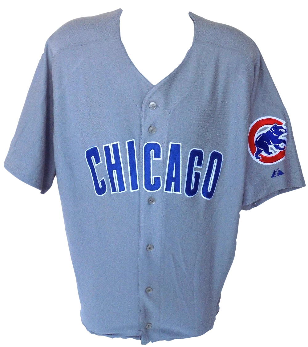 Chicago Cubs Majestic Authentic Grey Jersey Size 58 eBay