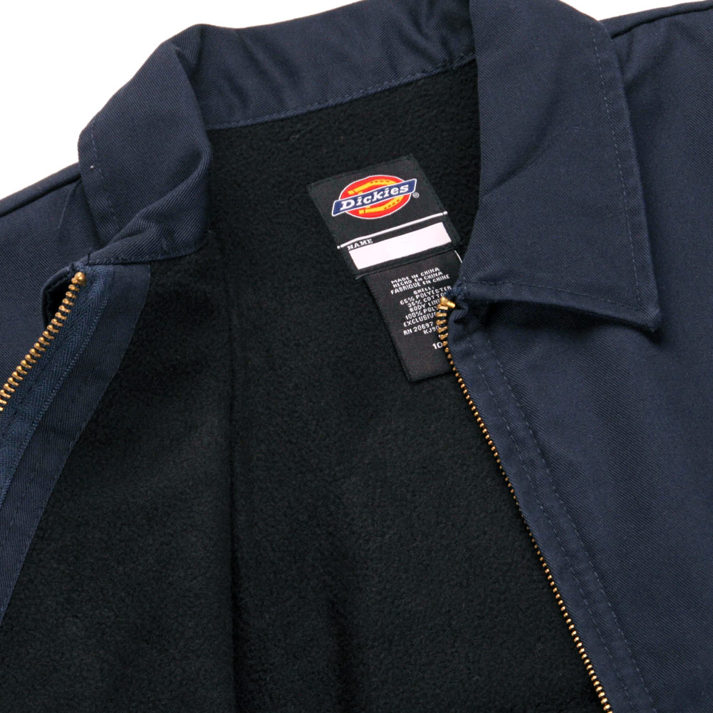 Dickies Kids Fleece Lined Eisenhower Jacket Youth Zip Up Uniform Style