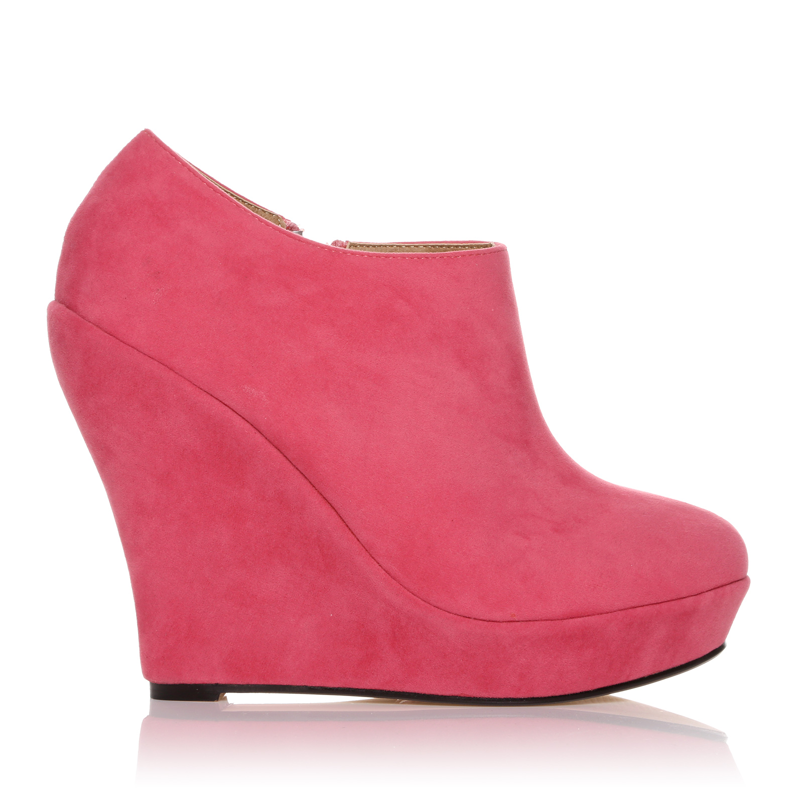 LADIES WEDGES WOMENS FULL TOE HIGH HEEL PLATFORM SHOES BOOTIES SIZE 3 4