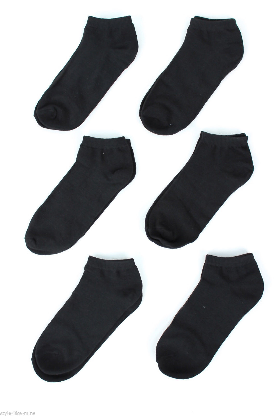 6 Pairs Womens Ankle Socks Solid Low Cut Sport Crew Athletic Peds Lot Pack eBay