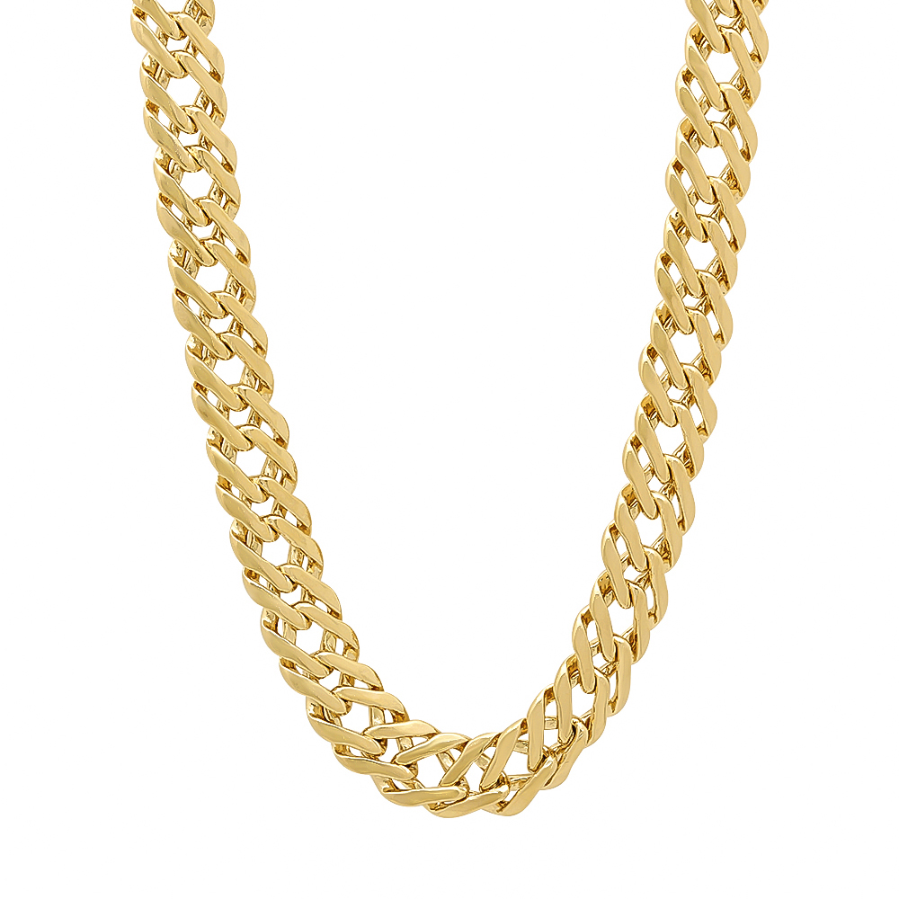 7.4mm 14k Gold Plated Chain eBay