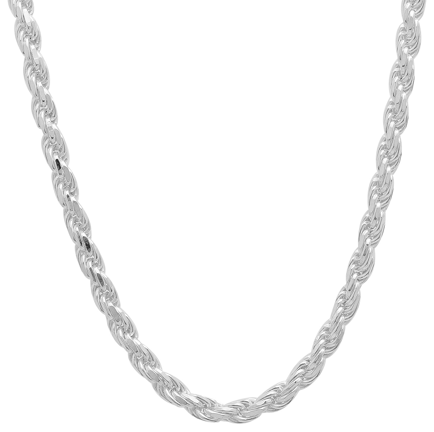 Real silver rope chain Clearance