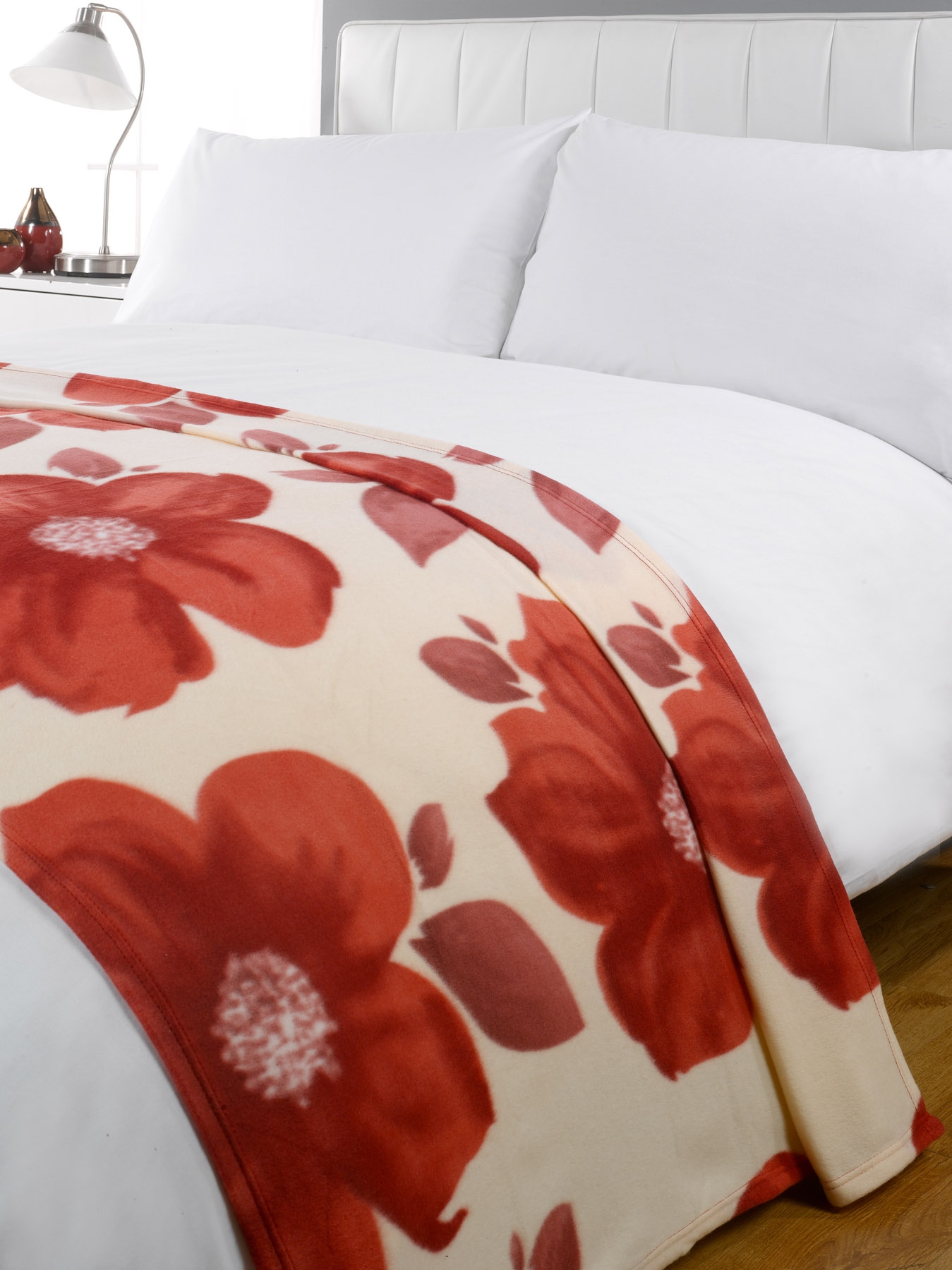 Dreamscene Warm Soft Plain Fleece Throw Over Large Decorative Sofa Bed