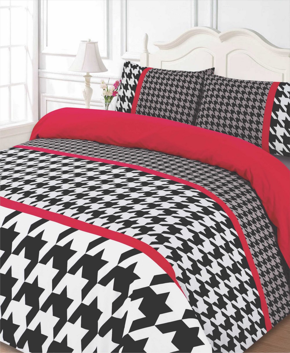 Polycotton Duvet Cover With Pillow Case Bedding Set Single Double King