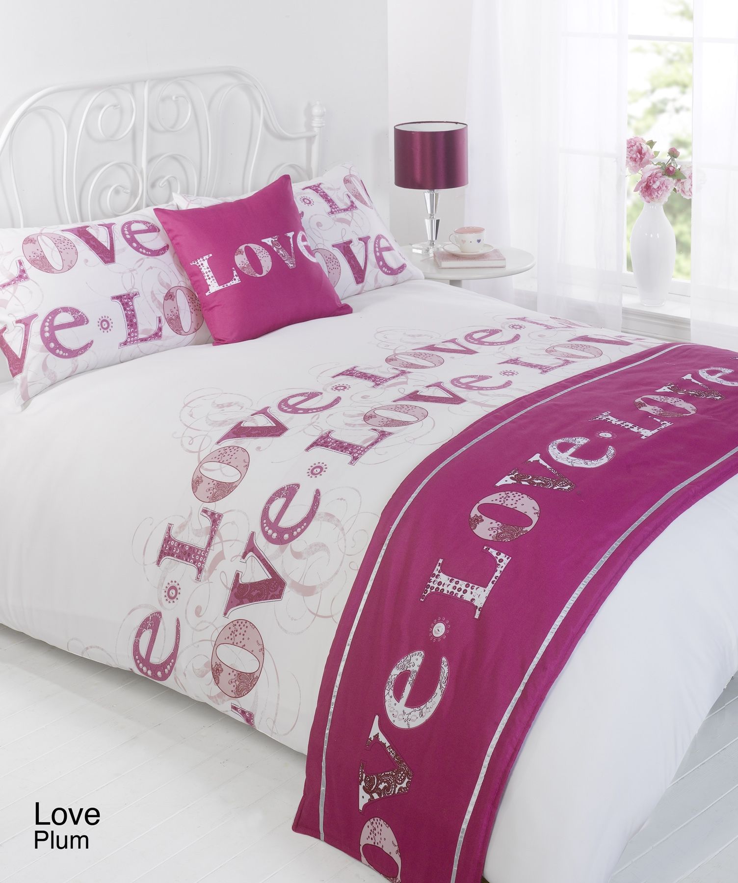 Duvet Quilt Bedding Bed In A Bag Purple Single Double King Kingsize Super King