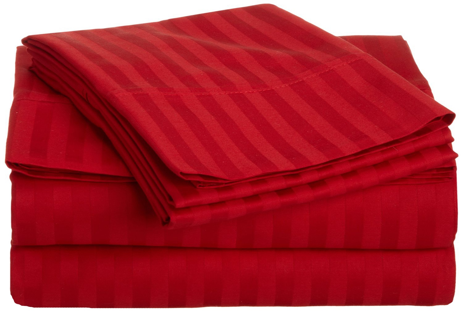 Queen Striped Waterbed Sheet Set, Premium LongStaple Combed Cotton ,18