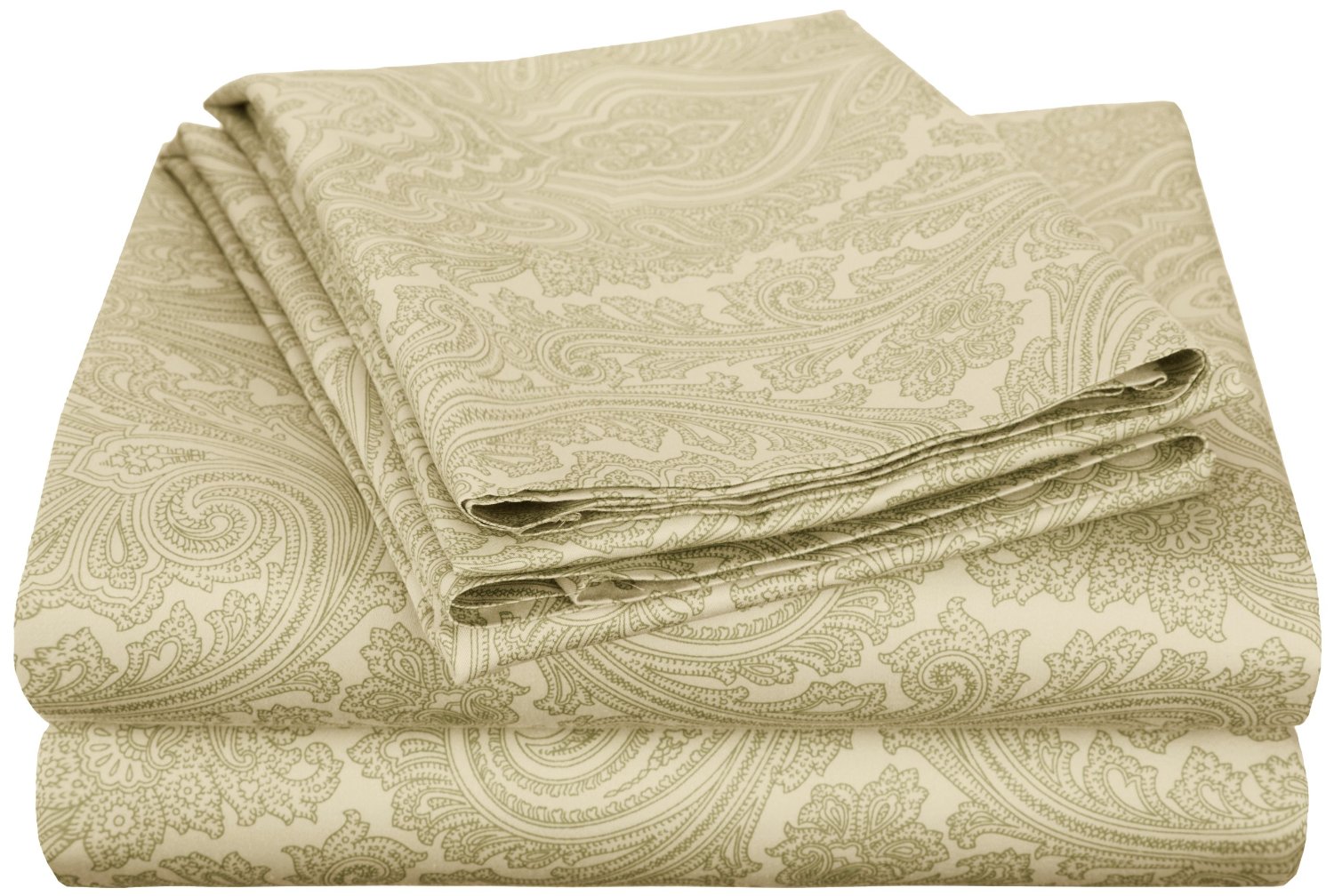 Stylish Italian Paisley Sheet Set With Deep Pocket, 600ThreadCount