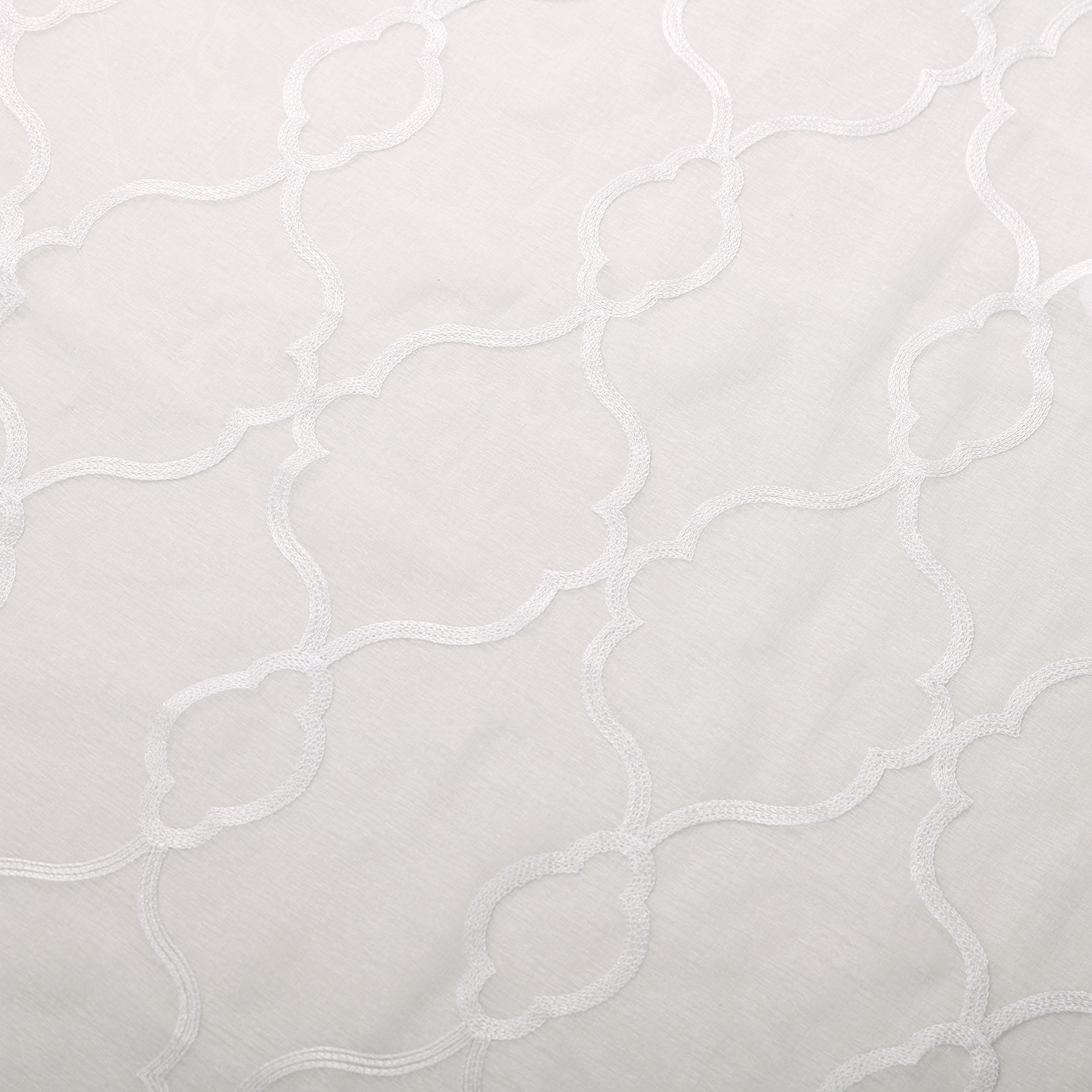 LATTICE 2 PANELS SHEER CURTAINS