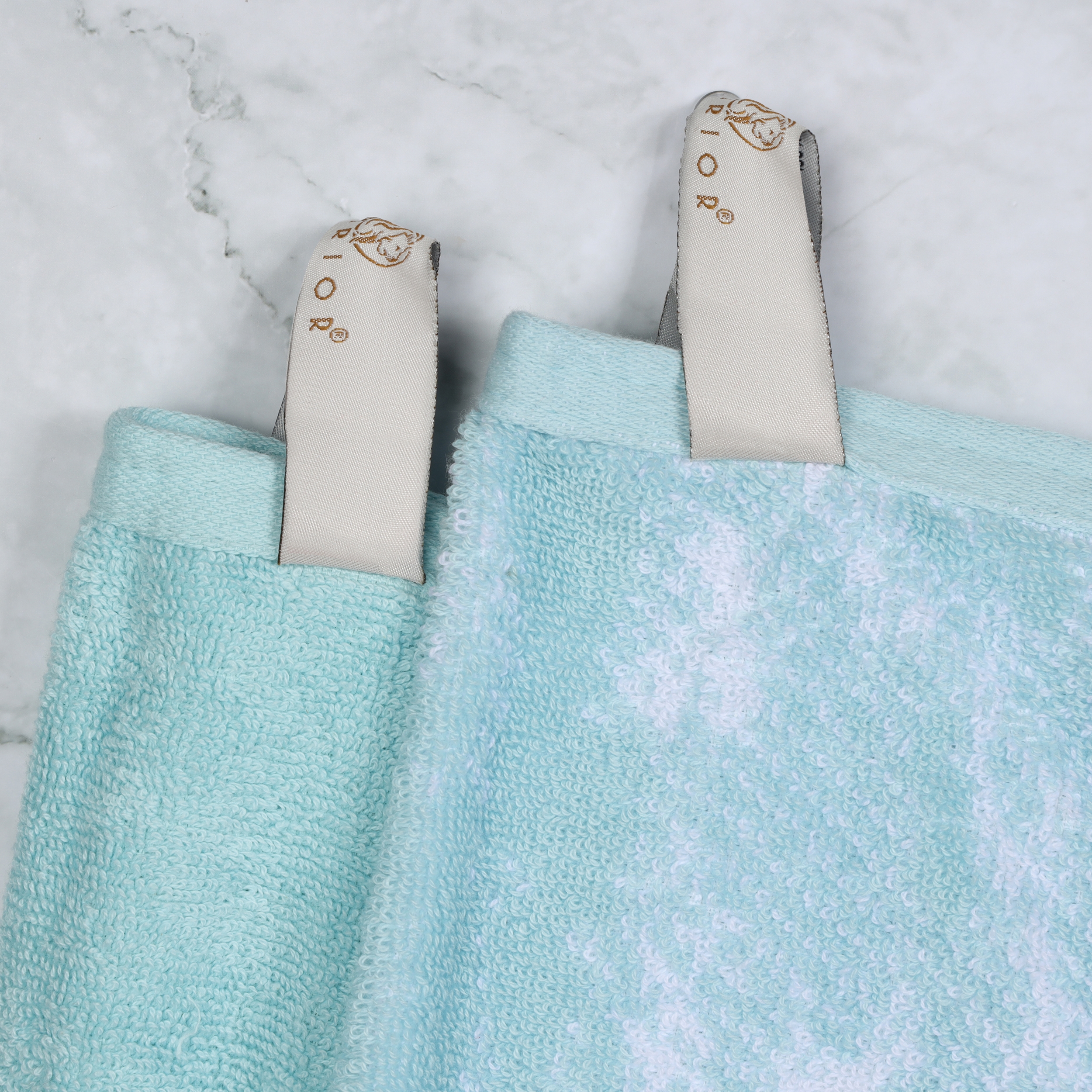 Marble Effect 500 GSM 10-Pieces Albatross 100/% Combed Cotton Towel Set
