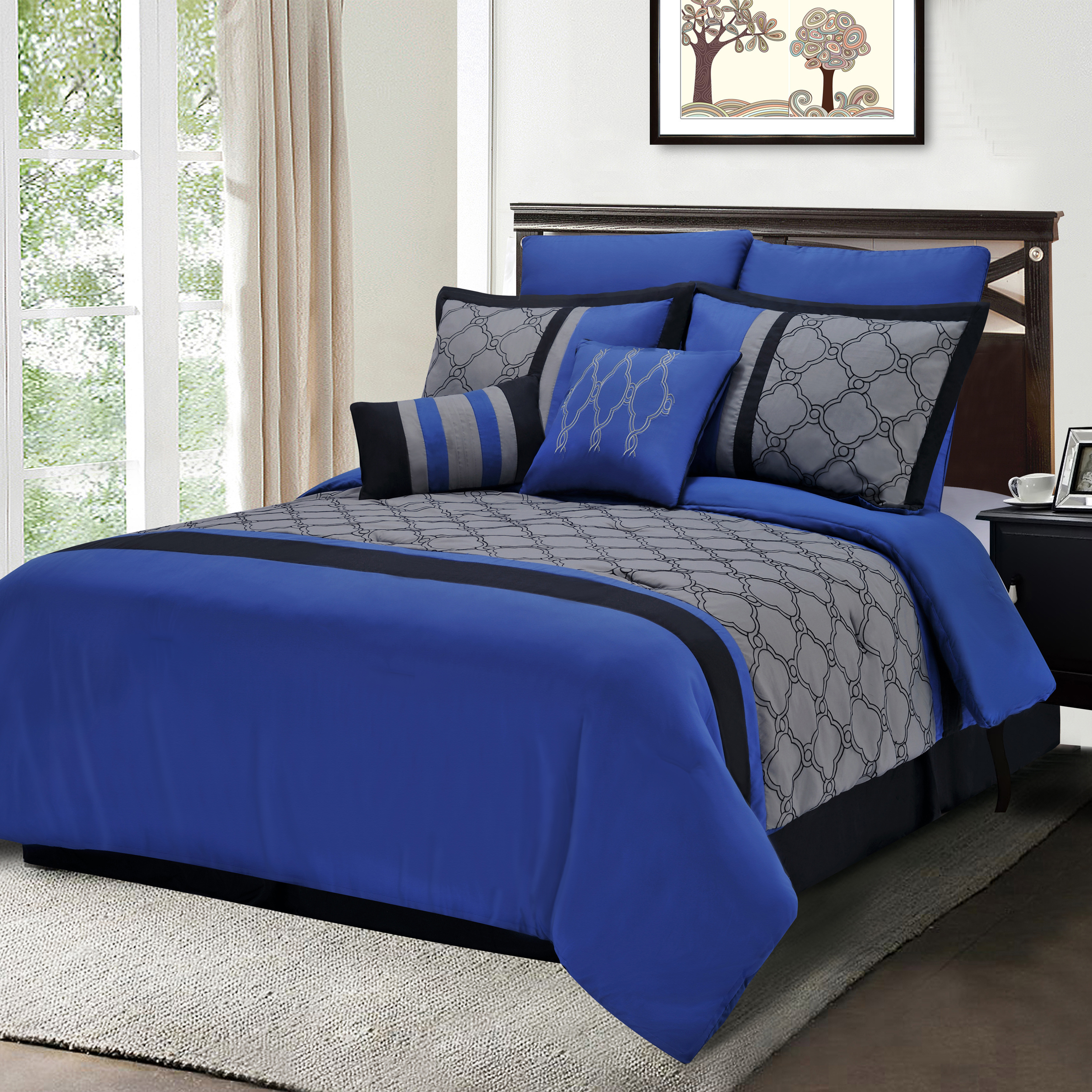 7 12 piece bedding comforter set shams decorative 7 12 piece bedding comforter set shams decorative