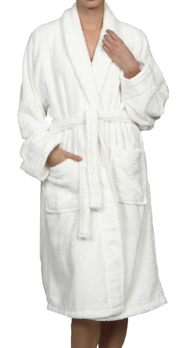 100 Premium LongStaple Cotton Unisex Terry Bath Robe, 10 Colors eBay