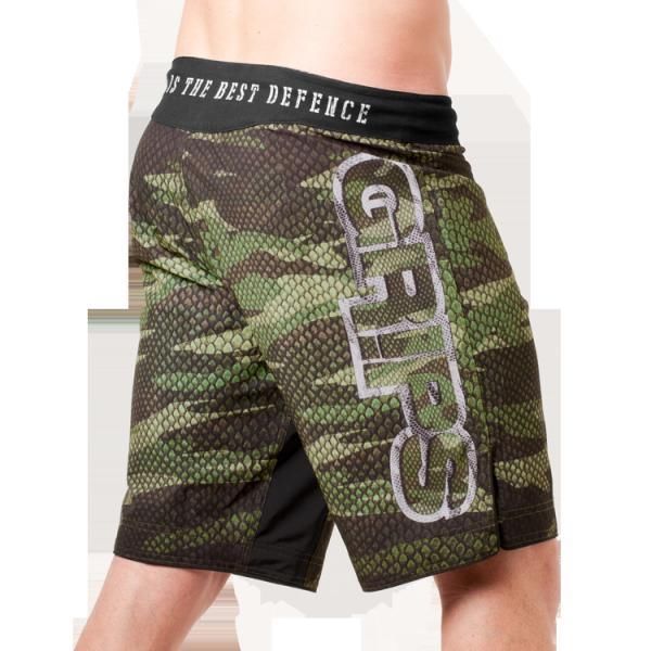 GRIPS ATHLETICS Snake Fight Shorts Camo Samurai BJJ MMA UFC Jiu Jitsu