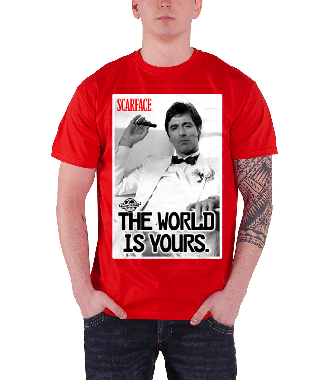 Scarface T Shirt Movie Poster World Is Yours Tony Montana Al Pacino