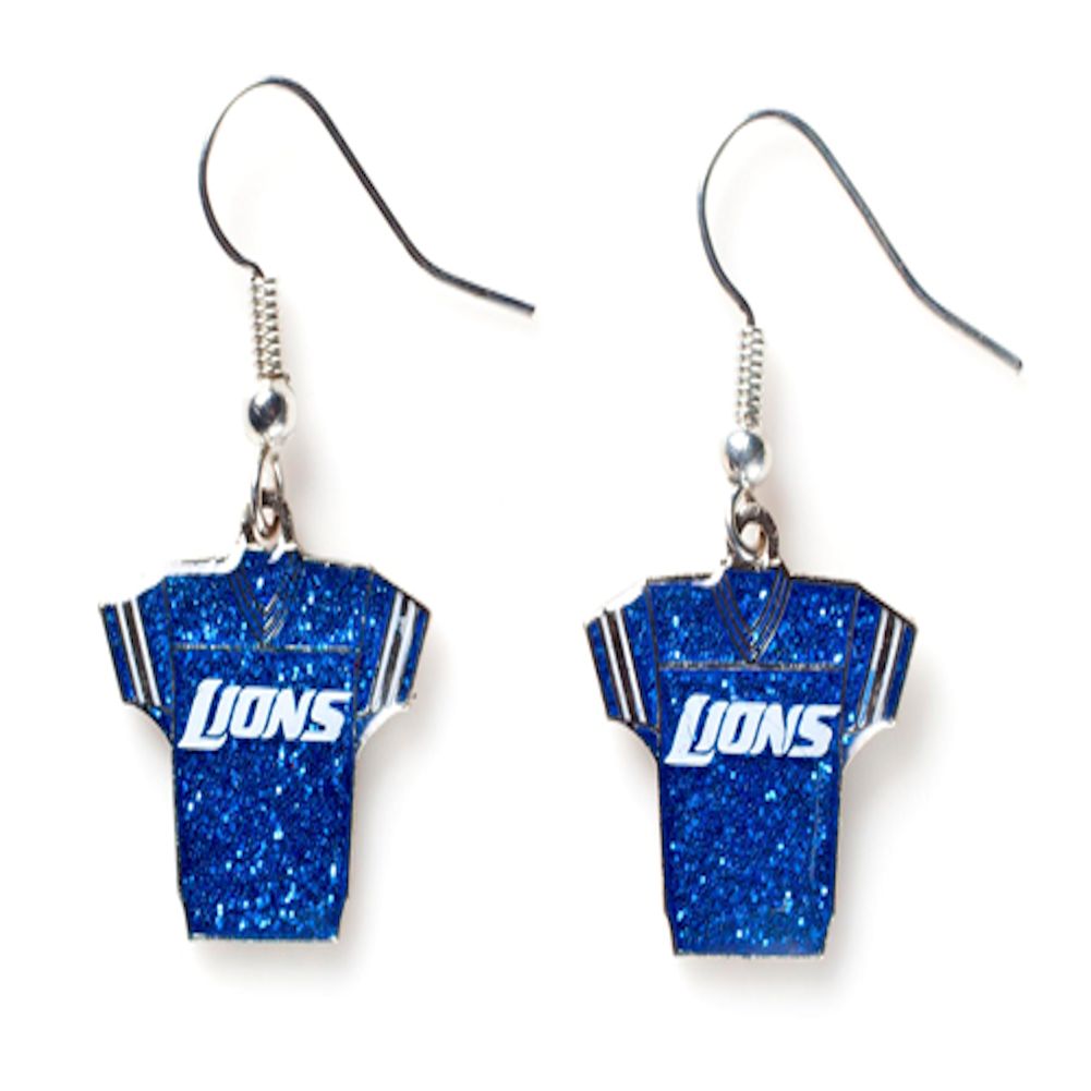 NFL Football Team Logo Womens Ladies Glitter Jersey Earrings Pick Your